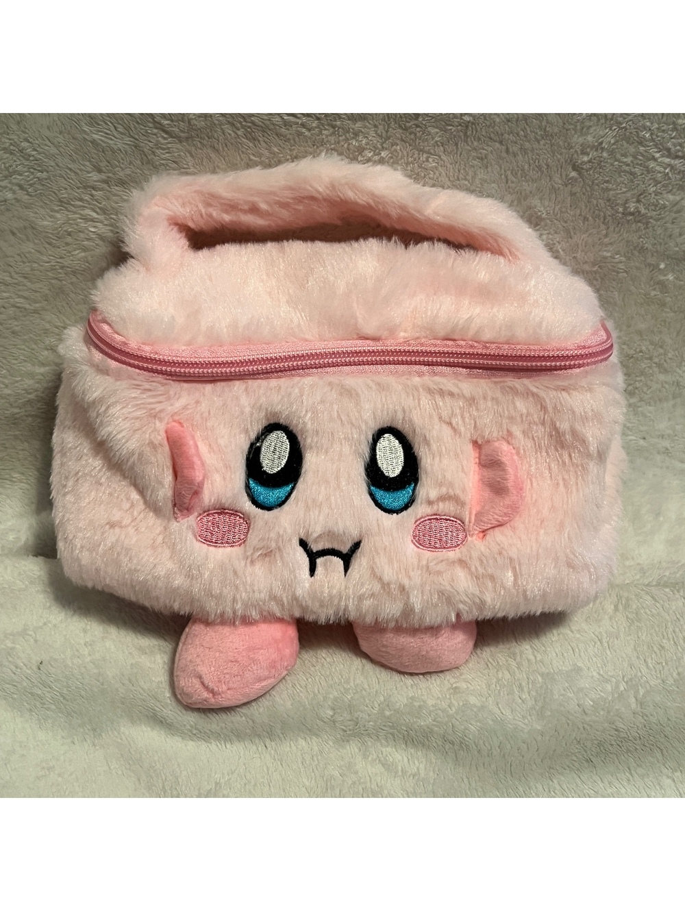 Kirby Plush Rectangular Cosmetic Bag